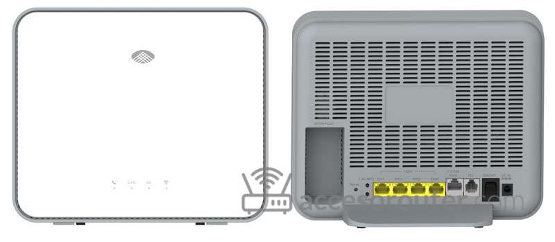 Frontal y trasera del Router Askey RTF6105VW – xHGU