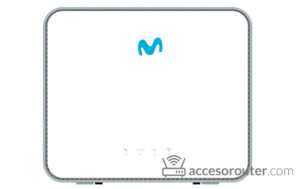 Router Askey RTF6105VW (xHGU) de Movistar, blanco y cuadrado