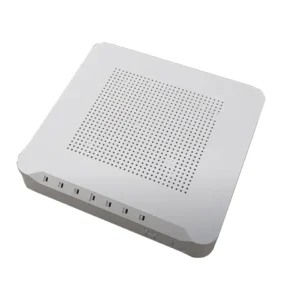ONT ZTE F8648P de Digi, una caja blanca plana vista en perspectiva